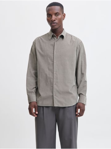 Jack & Jones Freizeithemd in Gray Flannel
