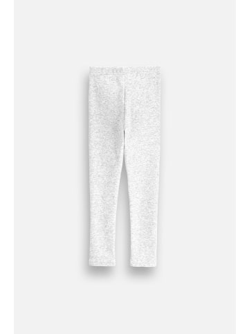 Gefütterte Leggings mit langem Bein in grau