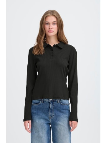 ICHI Langarm-Shirt IHPACIFIC Regular fit in Black solid