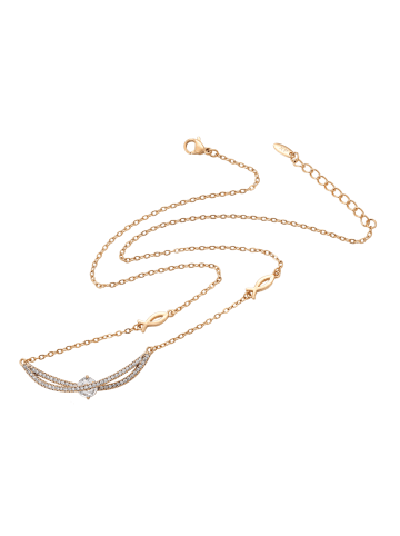 faina Women Charm Necklace in Rose Gold