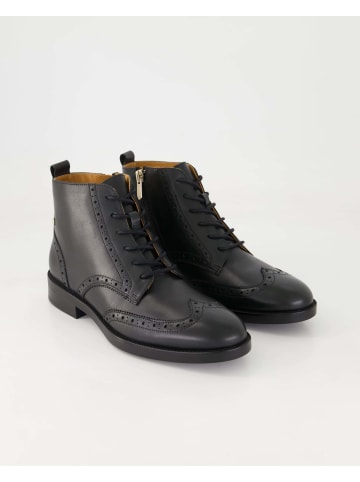 Schnürstiefeletten in Schwarz