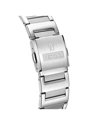 Festina Herrenuhr Rechteckig Schwarz