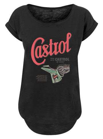 F4NT4STIC Long Cut T-Shirt Castrol By Name in schwarz
