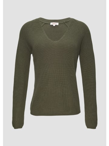 s.Oliver Strickpullover in 7926_olivgrün