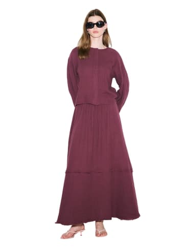 MANUKA Blouse in Pflaume
