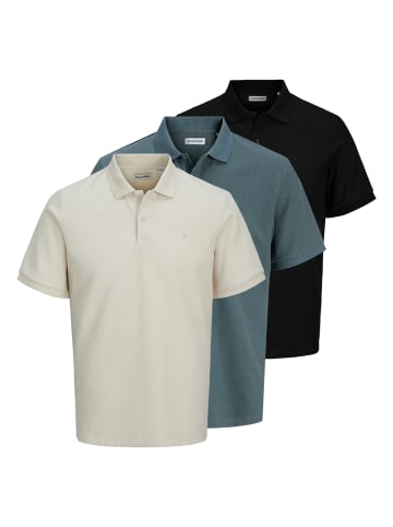Jack & Jones Poloshirt 'Austin' in schwarz