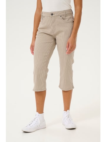 CULTURE Casual Hose CUmilky Slim fit in Dune/White Stripe