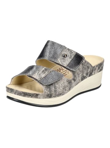 Pantoletten Beige/Silber
