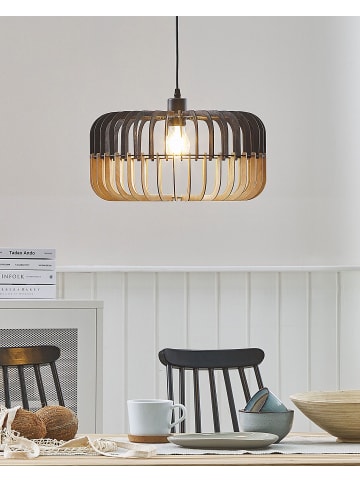 Beliani Pendelleuchten SOUS in Braun/Schwarz - (W) 40 x (H) 124 x (L) 40 cm