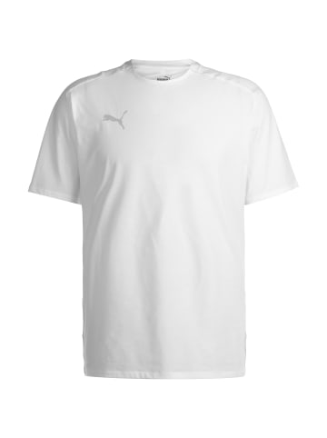 Puma T-Shirt TeamCUP Casuals in weiß / grau