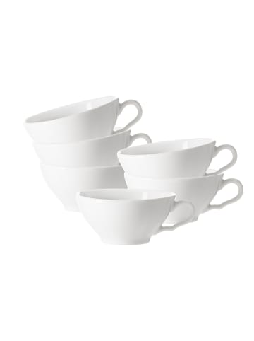 6er Set Teetassen Ostfriese in Weiß 100 ml