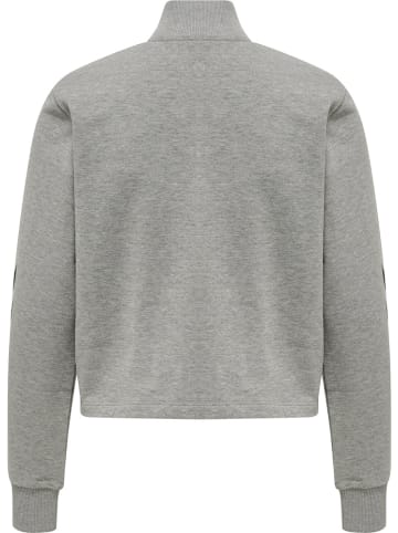 Hummel Trainingsjacke "Lgc Nikka Cropped Halfzip" in Grau