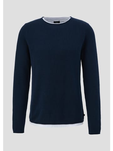 QS Strickpullover in 5884_tiefblau