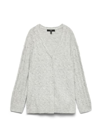 Vero Moda Strickjacke in Light Grey Melange