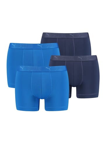 Puma Boxershorts PUMA SPORT MICROFIBER BOXER 4P in Blue Combo