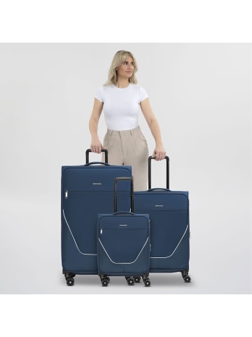 Stratic taska 4-Rollen Kofferset 3tlg. mit Dehnfalte in navy