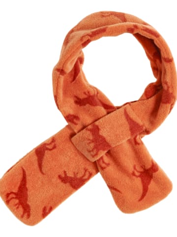 Playshoes Fleece-Steckschal Dinos in Ocker