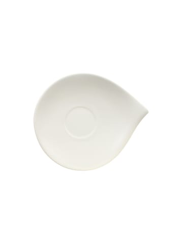 Villeroy & Boch Frühstücksuntertasse Flow in Weiß 21 x 18 cm in weiß
