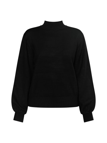 DreiMaster Klassik Damen Strickpullover in Schwarz