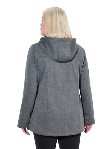 Ulla Popken Softshelljacke in dunkles grau