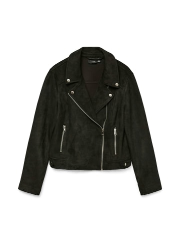 Vero Moda Stylische Bikerjacke mit Reißverschlusstaschen und Nieten. in Schwarz