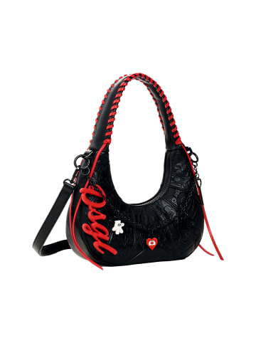 Desigual Umhängetasche 'Mickey Tiwi' in schwarz