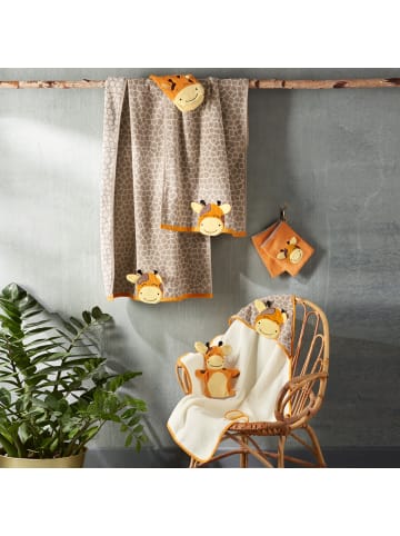 Erwin Müller Frottier Kinder-Badetuch in hellbraun/natur