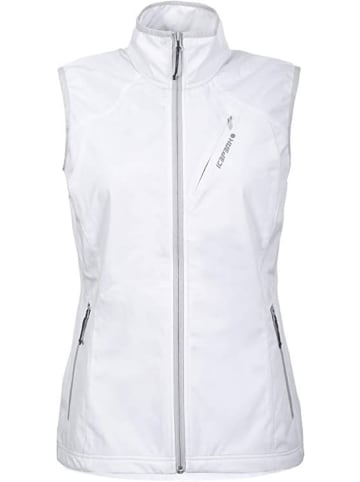 Icepeak Weste Brush SOFTSHELL Vest in Weiß