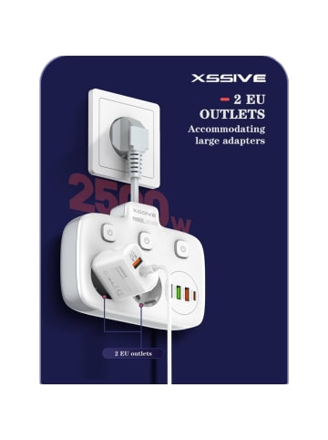 COFI 1453 PD & QC 3.0 Power Socket Steckdose in Weiß