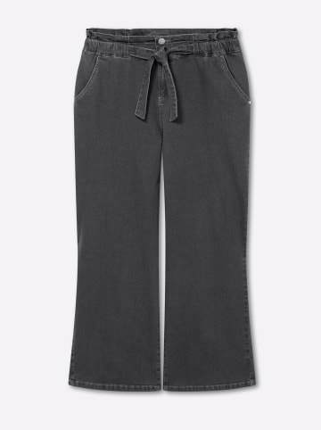 sheego Jeans in anthrazit-grey-denim