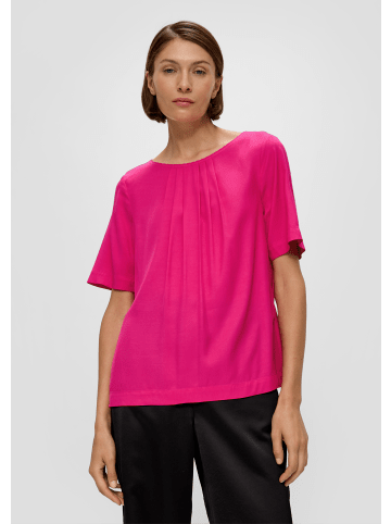 s.Oliver BLACK LABEL Bluse kurzarm in Pink