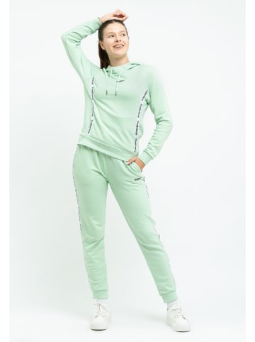 Tom Barron Freizeitanzug LINE PATTERN SWEATSHIRT HODDIE AND PANT SET in mint