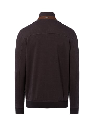 Bugatti Sweatjacke in braun marine - 0002