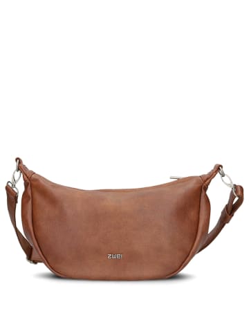 Zwei Mademoiselle M70 - Umhängetasche 34 cm (sand) in cognac