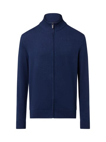 Nils Sundström Strickjacke in indigo - 0003