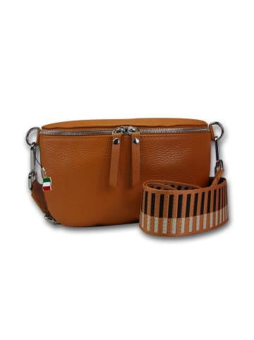 Florence Leder Gürteltasche Florence Tasche braun, tan, mehrfarbig ca. 25cm