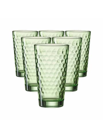 Ritzenhoff & Breker 6er Set Longdrinkgläser Favo 400 ml in Grün