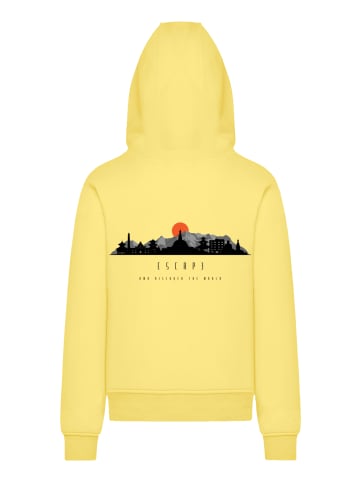 F4NT4STIC Hoodie Escape Discover the World Asian Town in taxi yellow