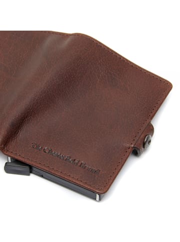 The Chesterfield Brand Albury Kreditkartenetui RFID Schutz Leder 7 cm in brown