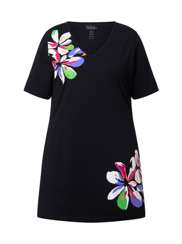 Ulla Popken Longshirt in schwarz