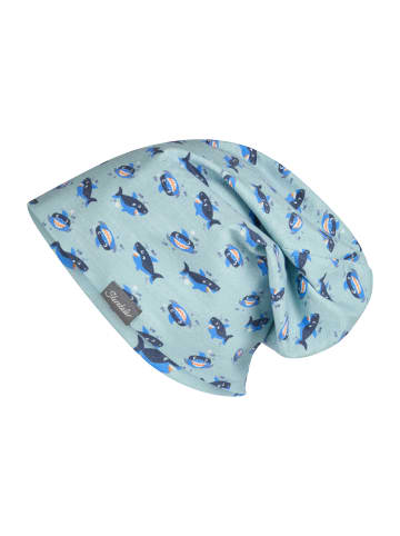 Sterntaler Beanie Hai in bleu