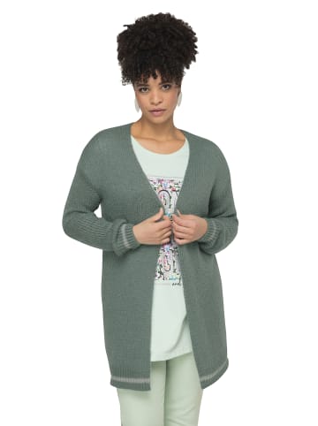 MIAMODA Strickjacke in mintgrün