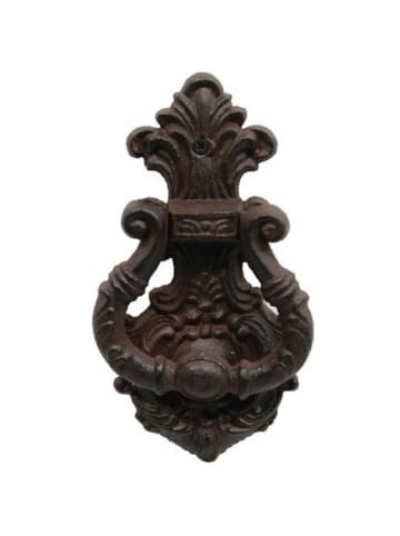 AltoBelli Türklopfer ALBERTO Metall Antik Rost Braun 18x10 cm