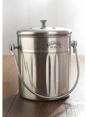 Kilner KILNER | Küchenkomposter, Edelstahl, 2 L