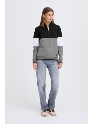 Oxmo Longsweatshirt OXOmaren in Schwarz