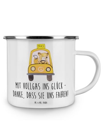 Mr. & Mrs. Panda Teebecher Chauffeur Glück mit Spruch in Weiß