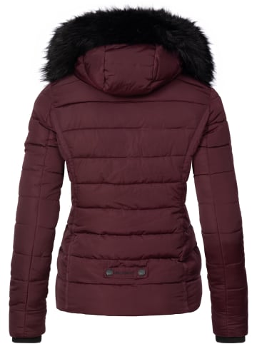 Navahoo Winterjacke Miamor in Weinrot