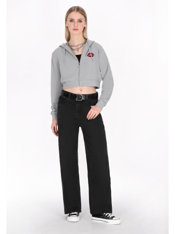 myMo ROCKS Women Hoodie in grey