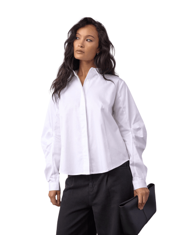 Co'couture Dalia CC Shirt Langarmbluse in White