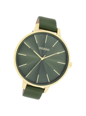 Oozoo Armbanduhr Oozoo Timepieces forest grün extra groß (ca. 48mm)